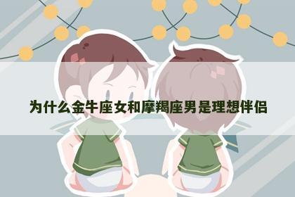 为什么金牛座女和摩羯座男是理想伴侣