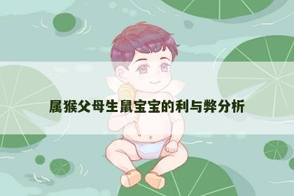 属猴父母生鼠宝宝的利与弊分析