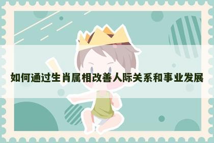 如何通过生肖属相改善人际关系和事业发展